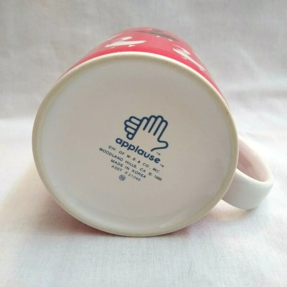 Vtg Applause Animals Parade Duck Goose Coffee‎ Cup